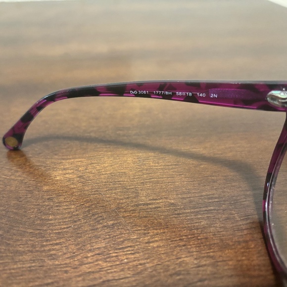 Dolce & Gabbana 3061 Pink Black tortoise-shell tinted sunglasses 58-18 140